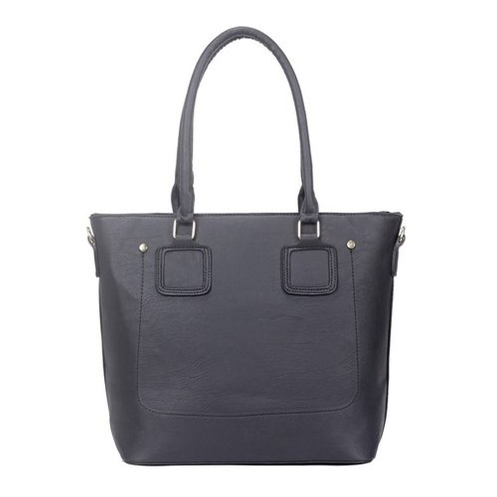 duza torba shopper bag czarna a4 rivera
